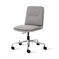 [En stock] Chaise d'ordinateur, chaise de bureau à domicile, chaise d'étude confortable, pivotante et réglable, chaise de conférence légère et luxueuse, chaise souple