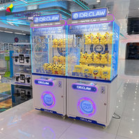 Vente directe d'usine d'intérieur Amusement Griffe Grue Prix Cadeau Arcade Machine Peluche Pièce Poussoir Poupée Machine