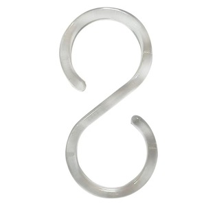 <b>S</b> Plastic <b>Hook</b> 25mm30mm Crystal Clear Injection Molded For Hydroponic Use - Product Image 5