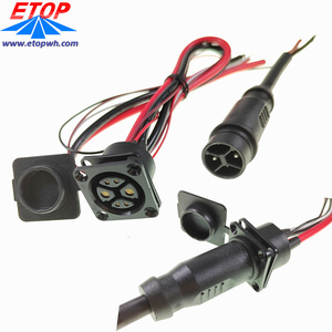 Cablaggio Impermeabile IP67 per Bicicletta Elettrica con Connettore Circolare per Batteria a 2+4 Pin - Product Image 5