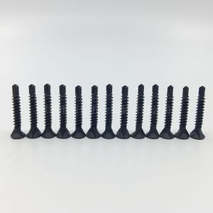 M3.5*25 35 Drywall Screws Black Phosphated Carbon Steel Coarse Thread Sink Head High Strength Gypsum Board <b>Fasteners</b> - Product Image 1
