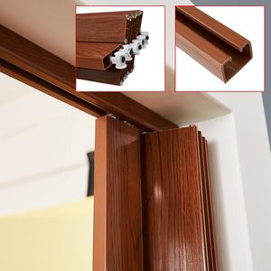 China Fabrikant Badkamers Pvc Schuifaccordeon Deuren Vouwdeur Wc <span class=keywords><strong>Plastic</strong></span> Met Slot - Product Image 3