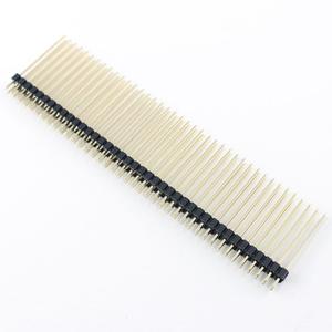 Vergoldeter 2mm 2,0mm Rastermaß 2x40 Pin 2*40P Doppel-Steckerleisten-Stiftleistenstreifen L=21mm - Product Image 2