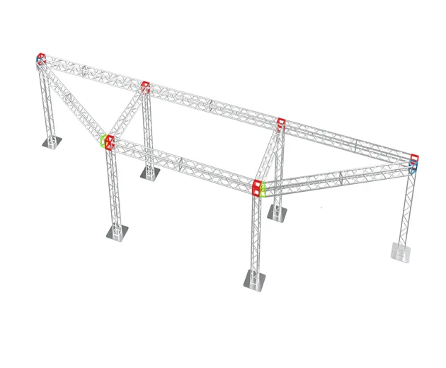 Truss Dj 'S Gebruikt Koop Craigslist Kleine 3-Weg Verlichting Hoek Driehoek Corcert Spigot Connector Dak Podium Truss Voor Concert