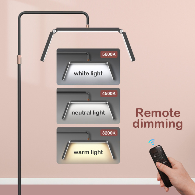 36 Inches Half Moon LED Lash Extension Light 360° Rotatable Anti-glare Beauty Lamp Beauty Eyelash Lighting LED Crescent Lamp