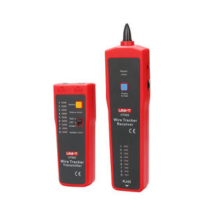 เครื่องตรวจสอบสาย UNI-T UT682 ได้รับการรับรองมาตรฐาน CE สำหรับสาย RJ11 RJ45 เครื่องค้นหาสายแลน เครื่องทดสอบสายเคเบิลแบบพกพาสำหรับเครือข่าย ผลิตในจีนแผ่นดินใหญ่ - Product Image 1