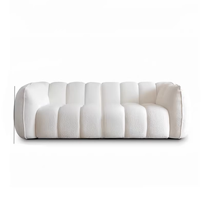 Sofá Moderno Minimalista para Sala de Estar con Patrón de Copos de Nieve y Acolchado de Espuma, Apto para Hoteles y Decoración del Hogar - Product Image 3