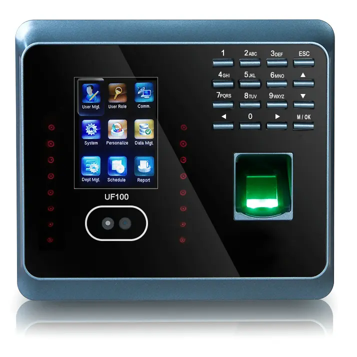 UF100 Password Proximity Card Time Clock Attendance System And Sample Access Control System