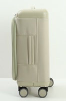 Valise de voyage en composite PP polyester super légère 4LB, résistante aux chocs, ensemble de 3 pièces, roues silencieuses pivotantes
