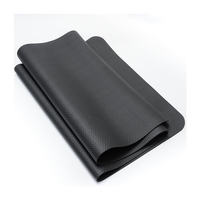 Tapis de gym pliable en caoutchouc imperméable, antidérapant et antistatique pour tapis de marche, vélo d'intérieur, yoga et sol.