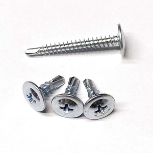 Wafer sửa đổi Giàn đầu trắng/xanh kẽm tự khoan vít tự khai thác vít - Product Image 5