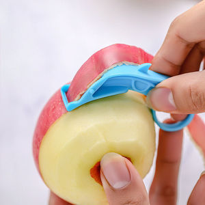 Pelador de manzanas multifuncional, pelador de frutas para perezosos, pelador de naranjas tipo anillo, pelador 3 en 1 y pelador de melón - Product Image 3