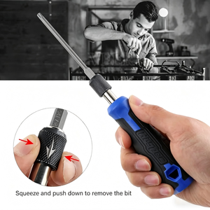 <b>Screwdriver</b> <b>Bit</b> <b>Set</b> 24 In 1 Chrome Vanadium Comfort Grip Multi-<b>bit</b> For Home Diy Repair - Product Image 4