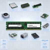 Mémoire RAM DDR5 AC958789 32 Go 5600 ECC PC5-44800 1.1V Non-bufferisée pour Enregistrements d'Imagerie Médicale, Annexe Campus, Fourniture OEM
