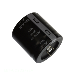 Condensateur original CAP ALUM 2700UF 20% 200V SNAP TH EET-UQ2D272EA à montage traversant 2700 uF - Product Image 1