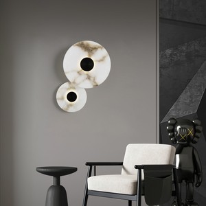Modern Minimalist <b>LED</b> Wall Lamp – Gold Iron Decorative Fixture for Living <b>Rooms</b>, Bedrooms, Hallways, and Staircase Pillars - Product Image 3