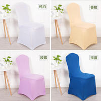 Housse de chaise universelle extensible en spandex, multicolores, élastique et ajustée pour mariage, banquet, hôtel, fête, décoration d'événements