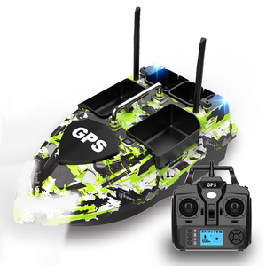 Grande taille Flytec 4 trémies 18000mah 160 nids Navigation GPS portée 500M Sonar appât bateau retour automatique pour la pêche à la carpe accepter OEM - Product Image 1