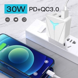 A Mazon US/EU/UK 30W <span class=keywords><strong>Cargador</strong></span> rápido QC 3,0 <span class=keywords><strong>Cargador</strong></span> rápido de pared USB <span class=keywords><strong>Tipo</strong></span> C PD 20W Carga rápida para Iphone/<span class=keywords><strong>Huawei</strong></span> Xiaomi/android - Product Image 5