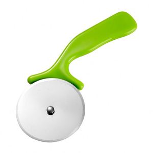 Couteau à pizza rotatif jetable en acier inoxydable personnalisable, outil à roue pour la découpe de crêpes et de gâteaux, avec boîte de rangement pour la pâtisserie - Product Image 2