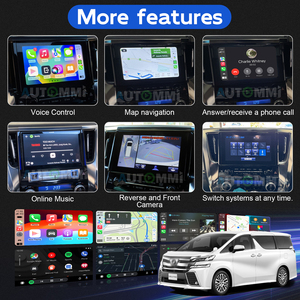Kit d'interface décodeur sans fil Apple CarPlay Android Auto pour Toyota Alphard Vellfire ANH30 2015-2019 – Amélioration de l'écran d'origine - Product Image 3