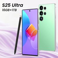 Teléfono Inteligente S25 ULTRA 5G Desbloqueado, Versión Global, 16GB+1TB, Pantalla Dual de 7.3 Pulgadas, Procesador MTK, Teléfono para Juegos