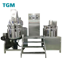 Équipement de ligne de production cosmétique professionnelle personnalisée : Homogénéisateur, émulsifiant, mélangeur, moteur servo, engrenage sous vide, roulement 1000L