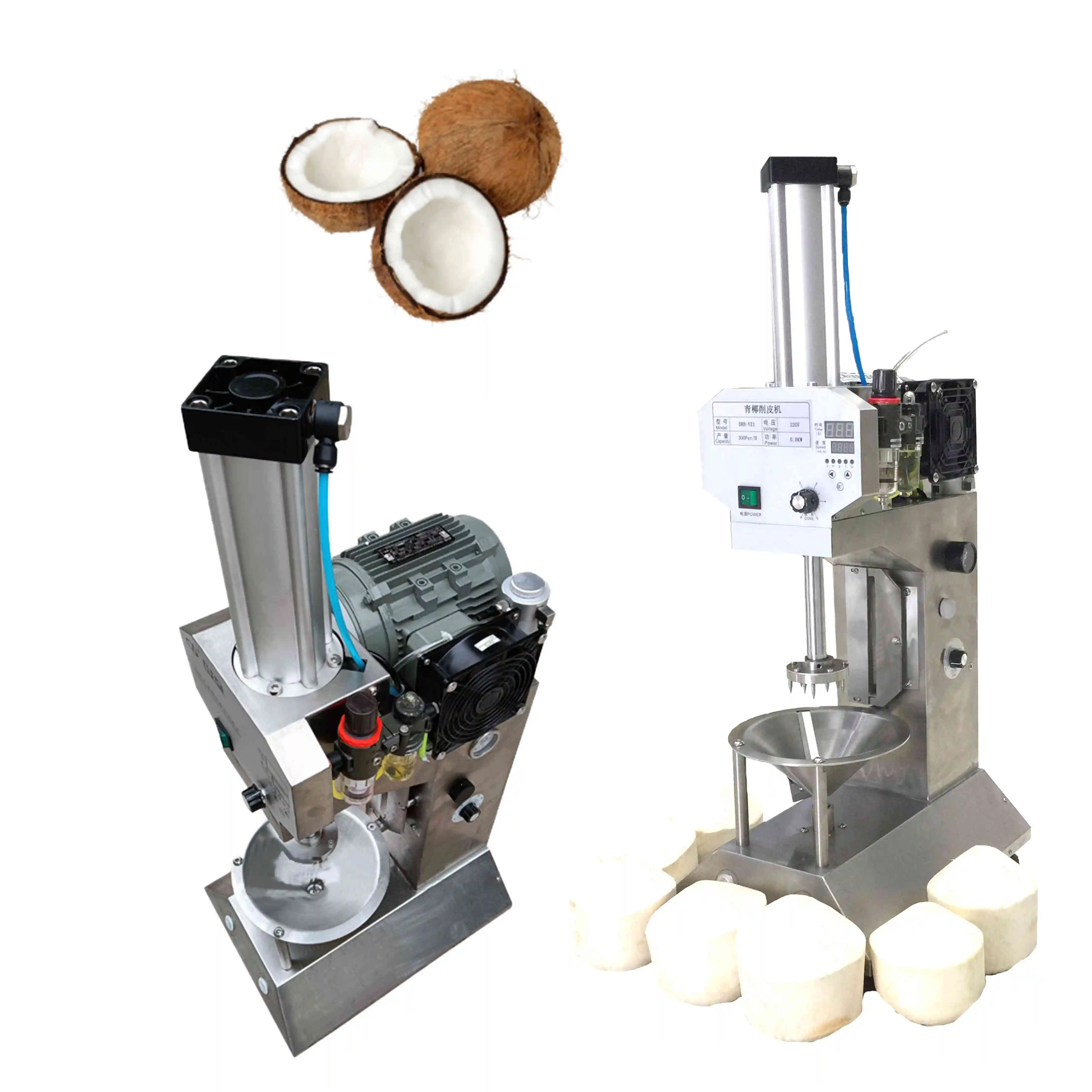 Automatische Groene Kokosschilmachine/Jonge Groene Kokosnoot Huidschraper Machine/Groene Kokosnoot Trimmen Schilmachine