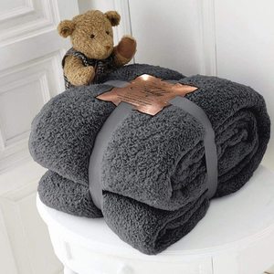 <span class=keywords><strong>Polyester</strong></span> Super Doux De Luxe Sherpa Ours en peluche bébé <span class=keywords><strong>couverture</strong></span> jouet avec <span class=keywords><strong>couverture</strong></span> - Product Image 4