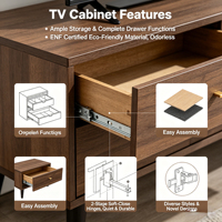Meuble TV mural pour petits espaces, console murale pour salon, meuble de rangement multifonctionnel pour divertissement