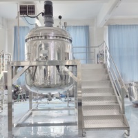 Shampooing avec chauffage à la vapeur 1000L, machine de fabrication de savon liquide, lotion pour soins de la peau, agitateur chimique, mélangeurs de gel douche