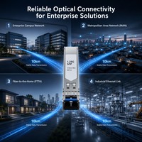 Nouveau transceiver optique SFP pour LX SFP--LX-SM1310 (02315200) 1.25G 1310nm 10km LC SMF ESFP DDM pour solutions de réseau