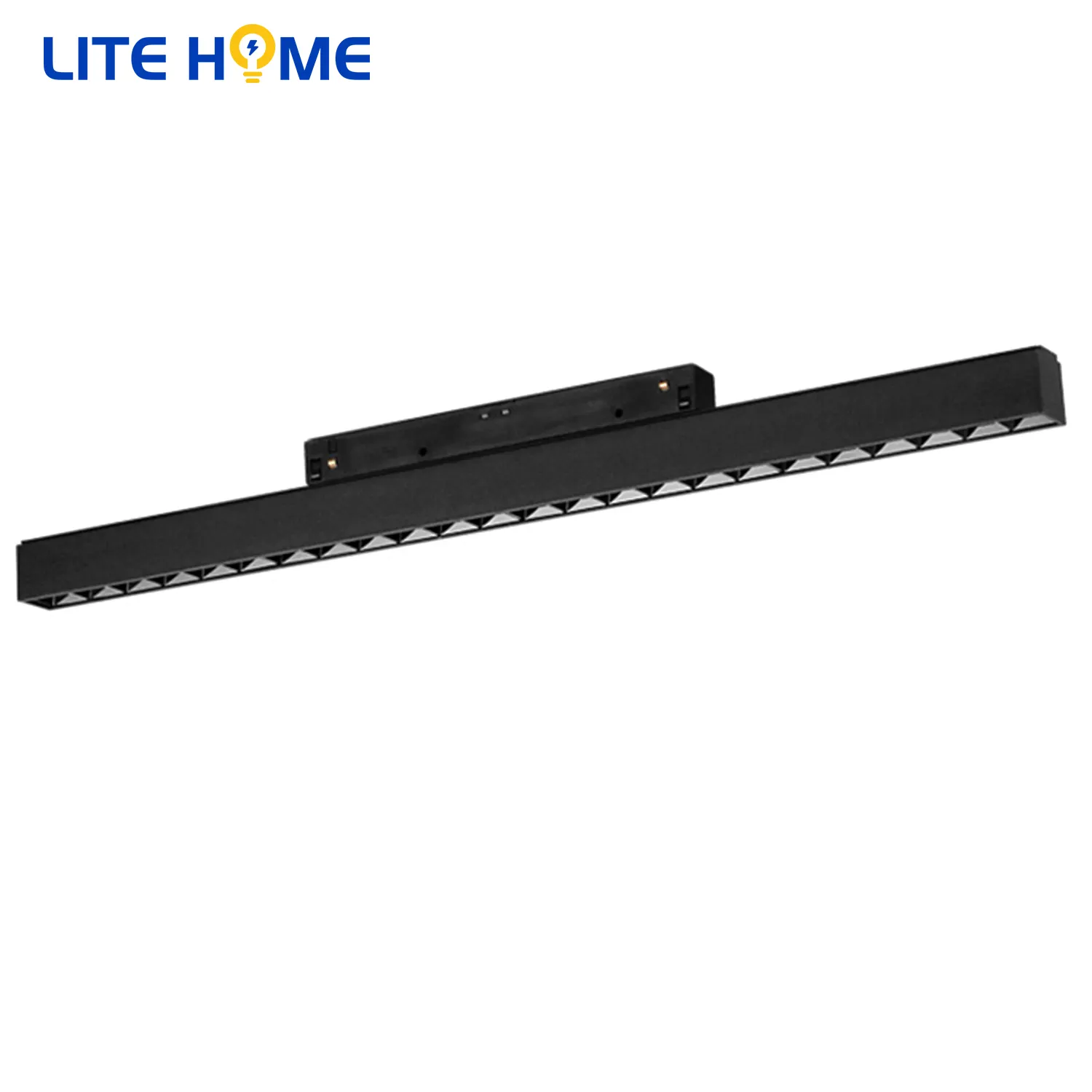 Led Magnetic Track System 30W Extruded Aluminum Led Grille Magnetic Track Light For Museum Rail Lighting