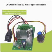 Contrôleur DC 6V 10V 12V 24V 30V PWM avec commutateur d'inversion positive Contrôleur DC PWM pour contrôleur de vitesse de moteur DC 200W CCM6N
