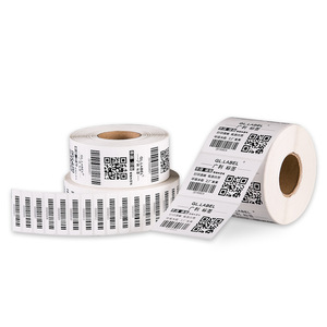 Étiquettes autocollantes en papier glacé, 90-95 mm de large, rectangulaires, pour impression de codes-barres, destinées à l'industrie de la santé - Product Image 1