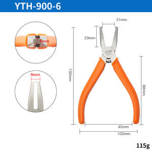 YTH haute qualité 4mm 6mm 8mm 10mm CRV pince coupante à bout plat coupe-fil coupe-câble - Product Image 3