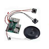Mini enregistreur vocal à puce, module sonore enregistrable 30s pour cartes de vœux, boîtes cadeaux, brochures publicitaires, alimenté par 3 piles AG10