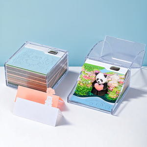 Bloque de Notas <span class=keywords><strong>Omoshiroi</strong></span> de Papel 3D para Manualidades, Precio de Fábrica, Muestra Gratis, Venta al Por Mayor - Product Image 1