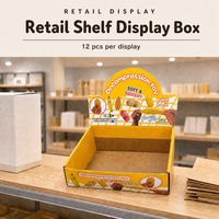 Boîte de présentation de comptoir PDQ personnalisée pour jouets Apple Squishy, emballage de caisse de vente au détail, jouet anti-stress Fidget, vente en gros