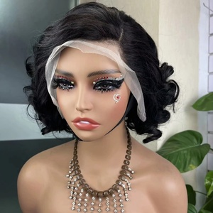 วิกผมลอนเล็กแบบไม่ต้องใช้กาว 100% ผมแท้ - Product Image 1