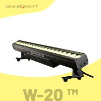 Projecteur mural LED RGBW E27 extérieur étanche IP65 20x15W 4-en-1, barre de lavage de lumière du jour, contrôle DMX512 par pixel, CRI90, éclairage de scène DJ