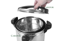 Urne à eau chaude commerciale Urne à eau chaude Percolateur à café en acier inoxydable Urnes à café et à thé Bouilloire électrique