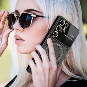 Para S24 ULTRA funda para teléfono móvil A54 nuevo soporte S23FE lente anticaída protectora - Product Image 5