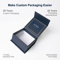 Cajas Rígidas Magnéticas de Papel Recubierto para Boda, Impresas Personalizadas, para Perfumes Mini para Hombre, Caja de Embalaje para Cosméticos