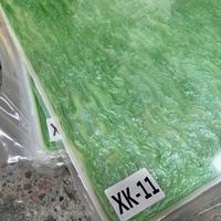 Plaque acrylique imitation marbre vert alabastre