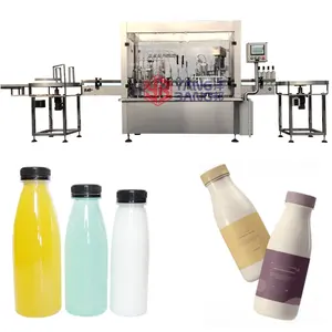 200ml 500ml Glass Bottle Juice Filling Capping Machine Liquid Bottle Washing Filling and Capping Machine