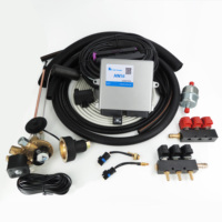 Moteur turbocompressé à grande cylindrée 6 cylindres Système de carburateur à injection électronique séquentiel Essence vers Kit de gaz naturel