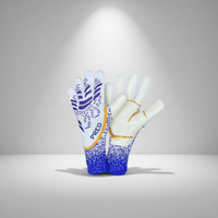 Gants de gardien de but de football pour jeunes, professionnels, de haute qualité, en latex super respirant, coupe négative, vente en gros