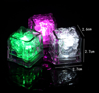 Cubetti di Ghiaccio LED Fluorescenti Multicolore con Lampeggio Rapido e Lento per Feste di Halloween, Natale e Matrimoni