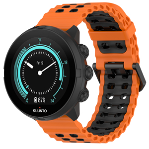 Bracelet en caoutchouc à dégagement rapide de 24 mm, remplacement pour les montres intelligentes <span class=keywords><strong>Suunto</strong></span> 9 Baro Copper/<span class=keywords><strong>Spartan</strong></span> Series 24 mm - Product Image 5